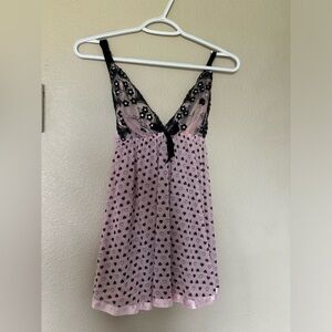 Pink Heart Slip Dress